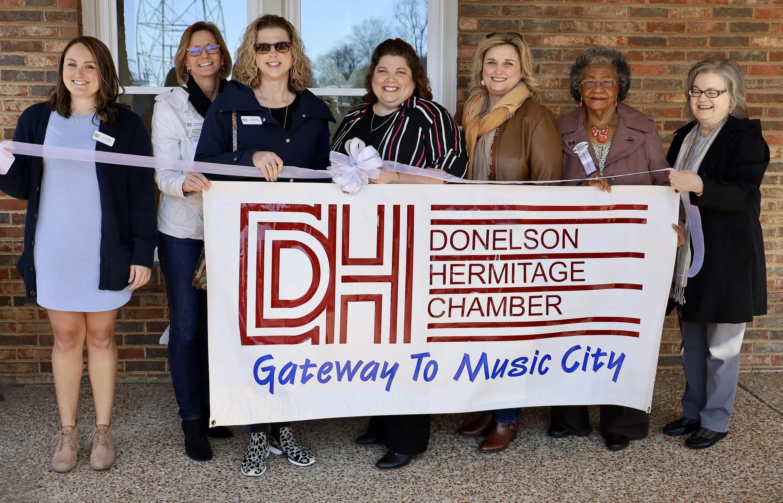 Bridal House of Nashville owner Nancy with  Donelson Hermitage Chamber of Commerce